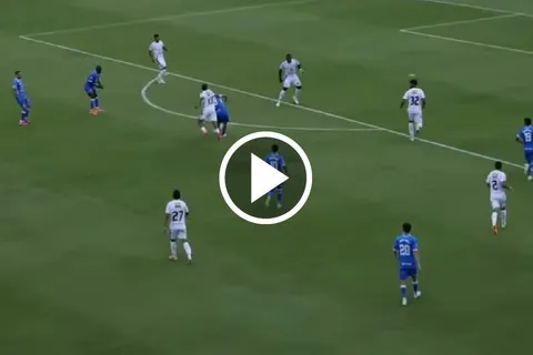 Luka Romero anotó su segundo gol con un zurdazo desde fuera del área.