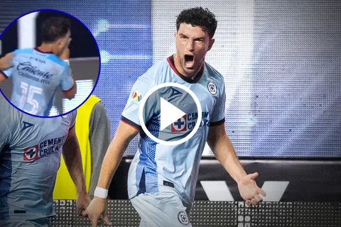 Silencio todos: el eufórico festejo de Nacho Rivero y su desahogo en Cruz Azul tras las críticas