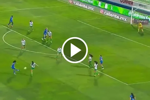 Cruz Azul femenil le gana 0-2 al Santos Laguna con un gol que peleará por el premio Puskas