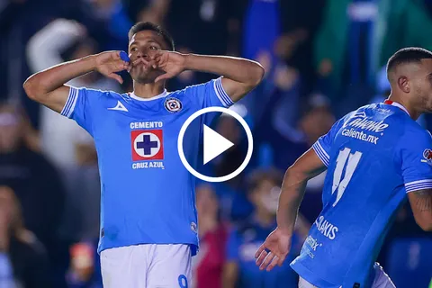 Gol de Ángel Sepúlveda para Cruz Azul ante Toluca.